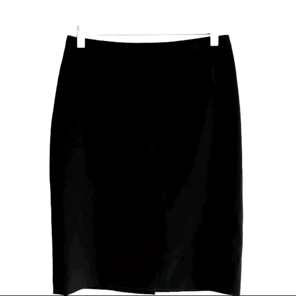 Ann Klein Black 8P Petitie Pencil Skirt Office Business Work Chic NWT B22#4